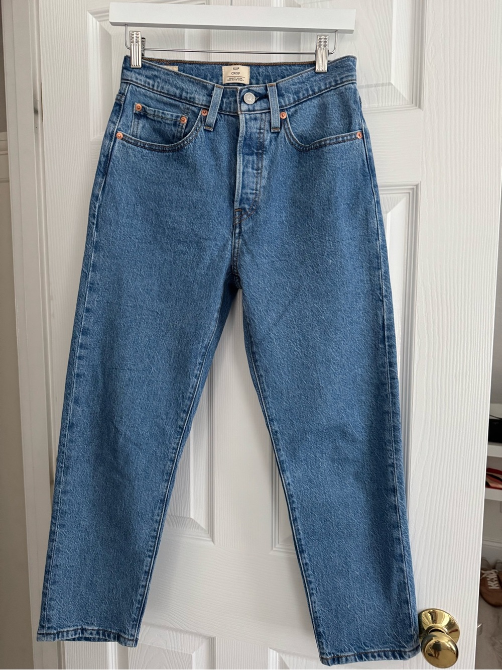 Levi’s 501® Original Fit Cropped Women's Jeans Great Story - Medium Wash W26 L2